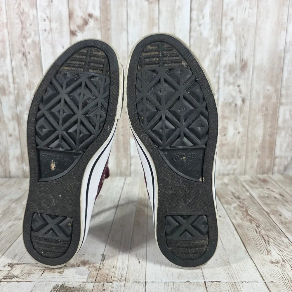 Converse Chuck Taylor All Star Madison Maroon Burgundy‎ Low Top Sneakers 558994F